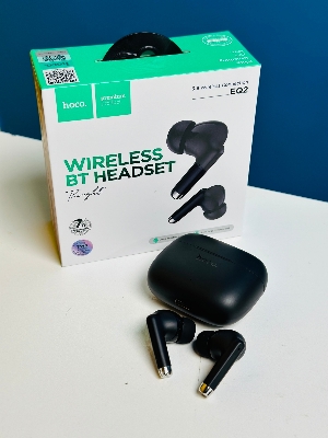 Picture of Hoco EQ2 TWS Wireless Earphones Bluetooth 5.3 Earbuds In-ear Headset Built-In Microphone Touch Control Super Bass Earphone (Black)