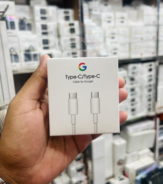 Picture of Google Pixel Type C to USB-C Data Cable for Fast Data Transfer (White)