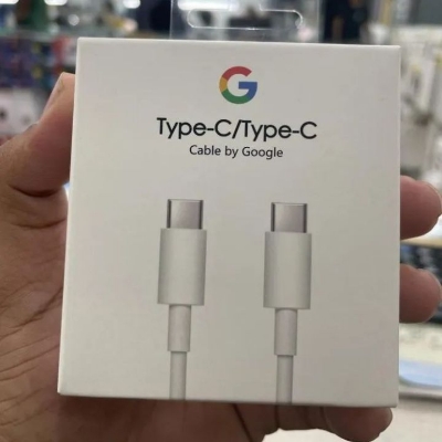 Picture of Google Pixel Type C to USB-C Data Cable for Fast Data Transfer (White)