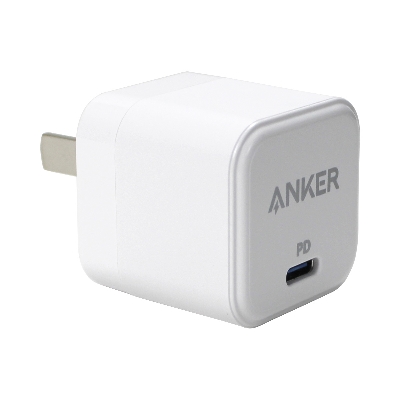 Picture of Anker 20W Cube PowerPort III PD USB C Fast Charger (Only Adapter) (White)