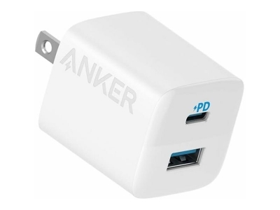 Picture of Anker 323 33W Dual Port Foldable Wall Charger Adapter (Only Adapter) (White)