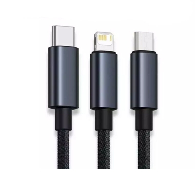 Picture of Baseus Minimalist Series 3 in 1 Fast Charging Data Cable (Black)