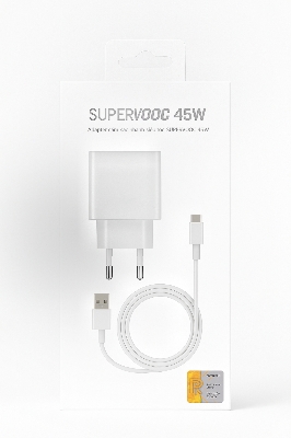 Picture of Realme 45W SUPERVOOC Premium Quality Fast Charger- 45W Dart Power Adapter- Best Quality product (White)