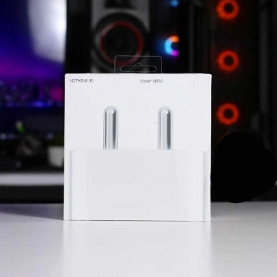 Picture of Nothing Phone 45W USB-C Power Adapter Charger Compatible for Nothing Phone (White)