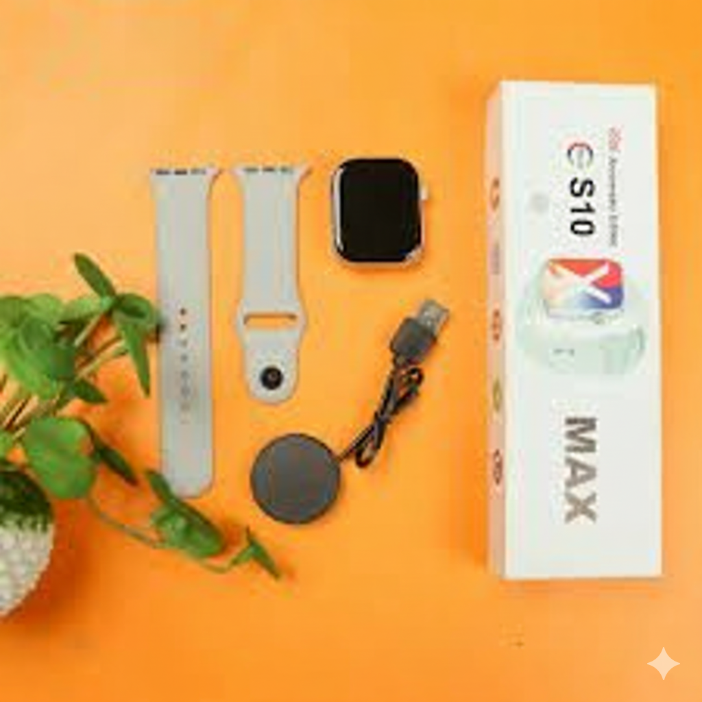 Picture of S10 Max Smart Watch Series 11 | 2.29" HD Full Screen Display | NFC | Bluetooth Calling | Wireless Charging (Silver)