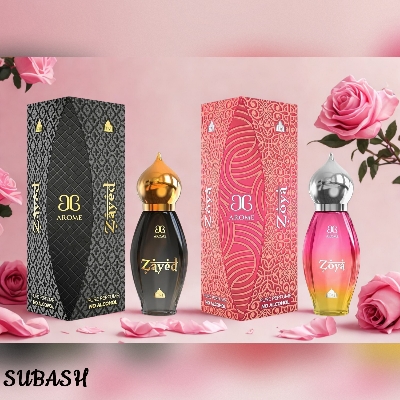 Picture of Arome Zayed & Zoya Attar - Taj Series Luxurious Primium Royal Perfume Oil Combo - 9ml (India)