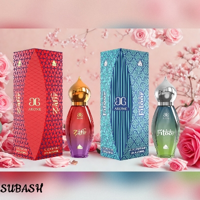 Picture of Arome Zafir & Fitoor Attar - Taj Series Luxurious Primium Royal Perfume Oil Combo - 9ml (India)