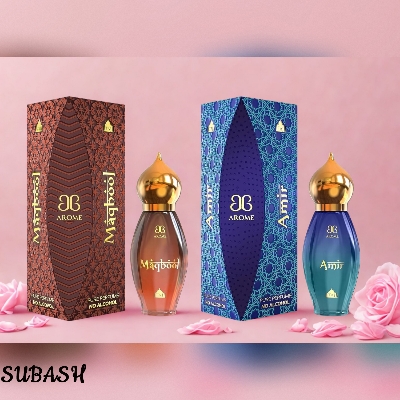 Picture of Arome Amir & Maqbool Attar - Taj Series Luxurious Primium Royal Perfume Oil Combo - 9ml (India)