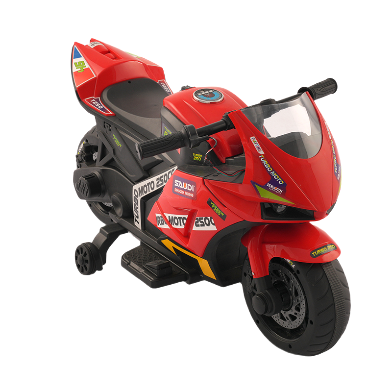 Picture of Playtime Toys R-15 Turbo Electric Ride-On Bike for Kids – Red