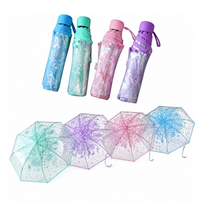 Picture of Easy Carry See-Through Umbrella | MNK SHOP (Purple)