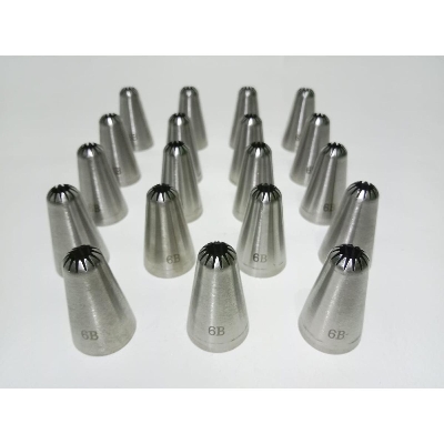 Picture of Stainless Steel Cake Decorating universal baking nozzle -Silver