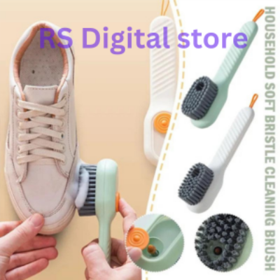 Picture of Multifunctional Liquid Shoe Brush Cleaners Soap Dispenser Cleaning Brush Tool Creek -Multicolor