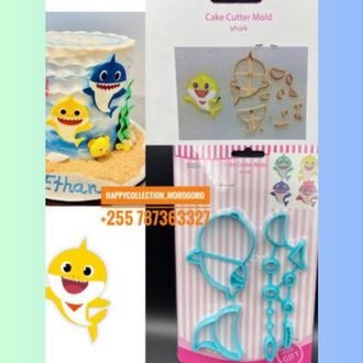 Picture of Baby shark body cookie cutter set-Blue