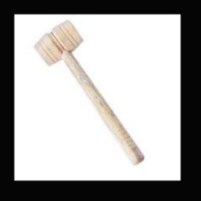 Picture of Pinata Wood Hammer Small Size-Brown