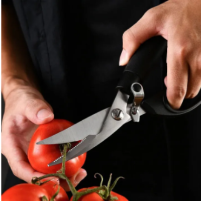 Picture of S Kitchen Scissors Stainless Steel Cutter Tools - Kitchen Accessories -Multicolor