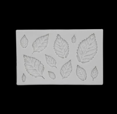 Picture of Silicone Chocolate Mould Leaves Shape Silicon Sugar Lace Mold Handmade DIY Fondant Mermaid Tail Cake Soap Molds -Pink