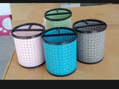 Picture of Kolom dani. Pen Holder Desk Organizer Stationery Holder Pen Stand 1 Pcs School & Office Equipment - Multicolor