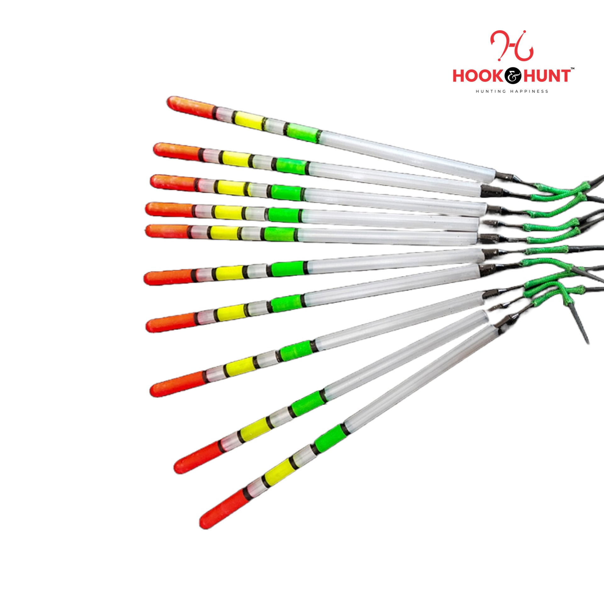 Picture of 10-Piece High-Visibility Fishing Floats, Multi-Color Sinkers for Deep/Topwater Fishing, Durable Material (৫.৫ ইঞ্চি)