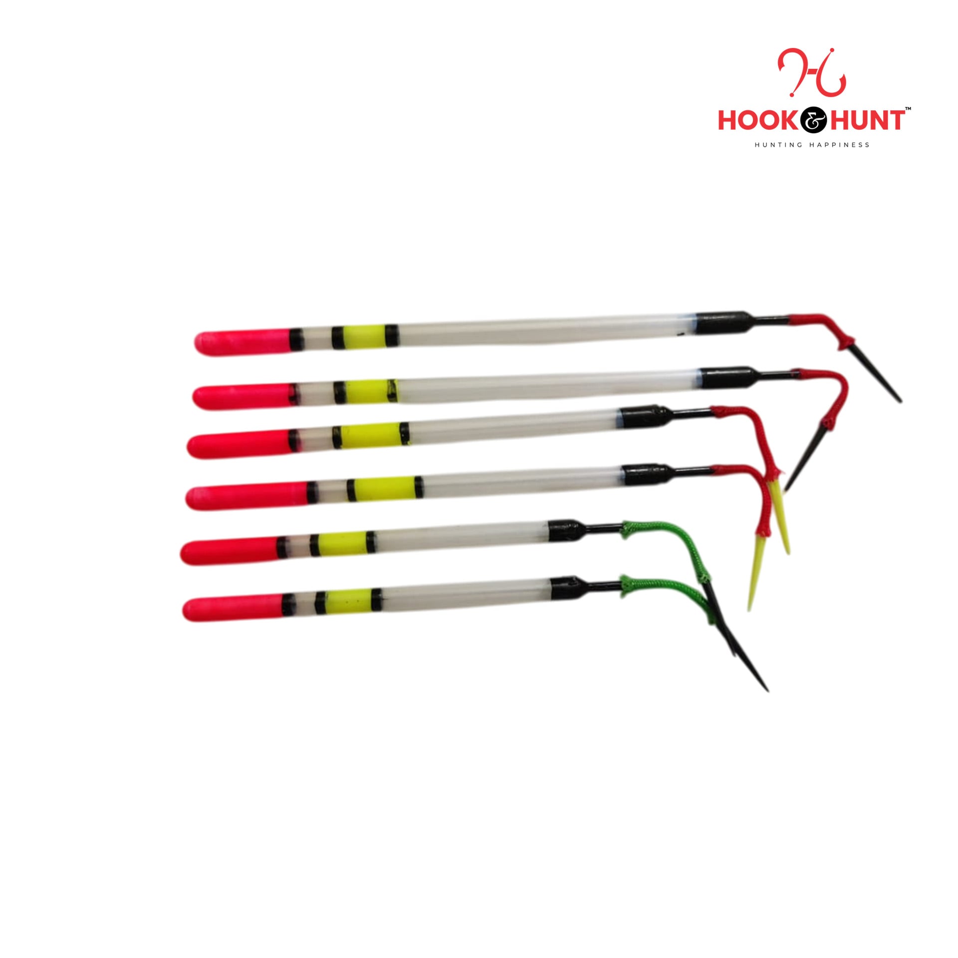 Picture of 10-Piece High-Visibility Fishing Floats, Multi-Color Sinkers for Deep/Topwater Fishing, Durable Material (৫.৫ ইঞ্চি)