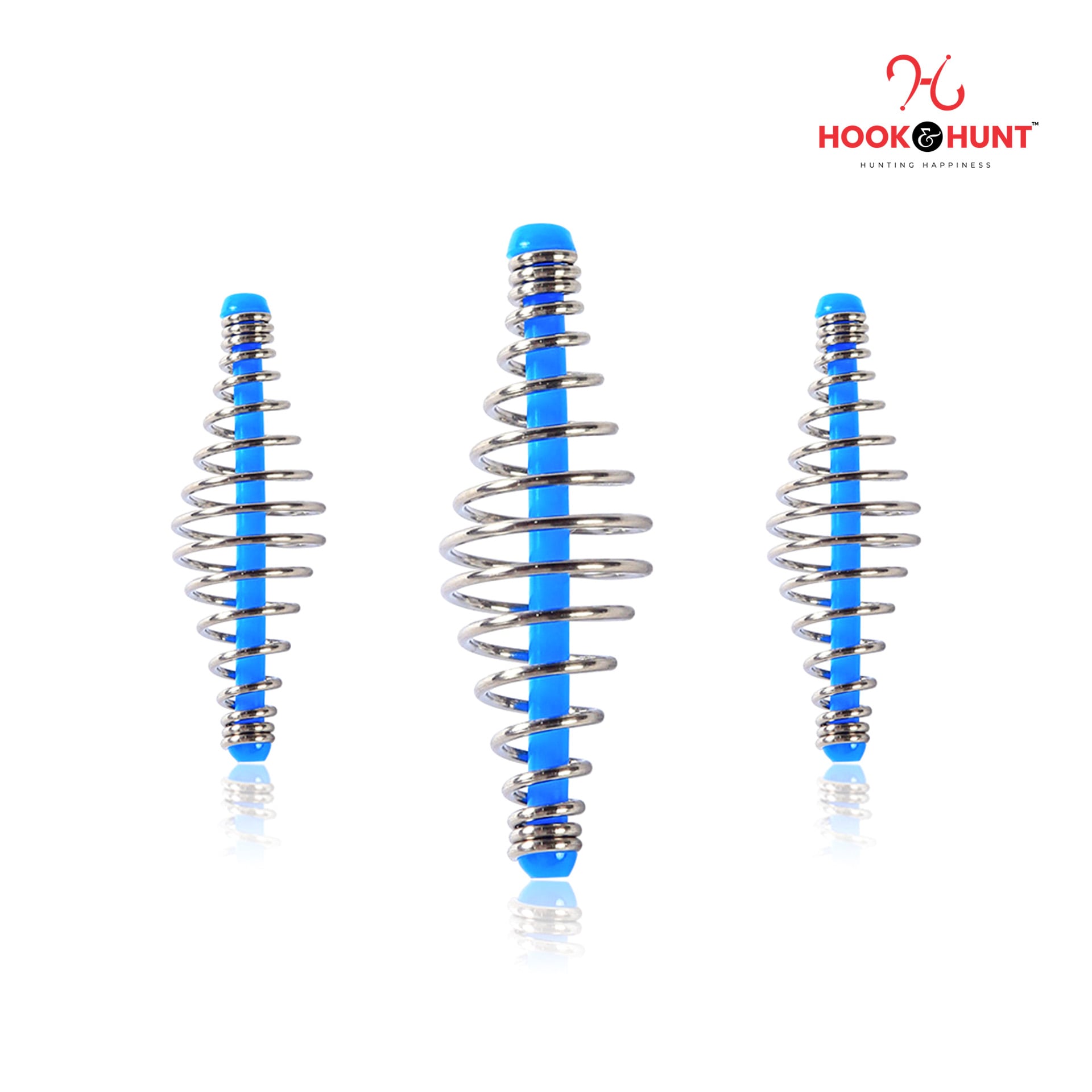 Picture of Stainless Steel Fishing Spring Line Hanger, Gold-Plated Fishing Top Jigging Spring Tool, Multi - Size (০৫ পিস)