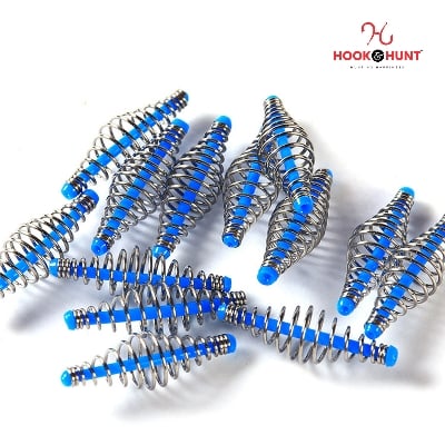 Picture of Stainless Steel Fishing Spring Line Hanger, Gold-Plated Fishing Top Jigging Spring Tool, Multi - Size (০৫ পিস)