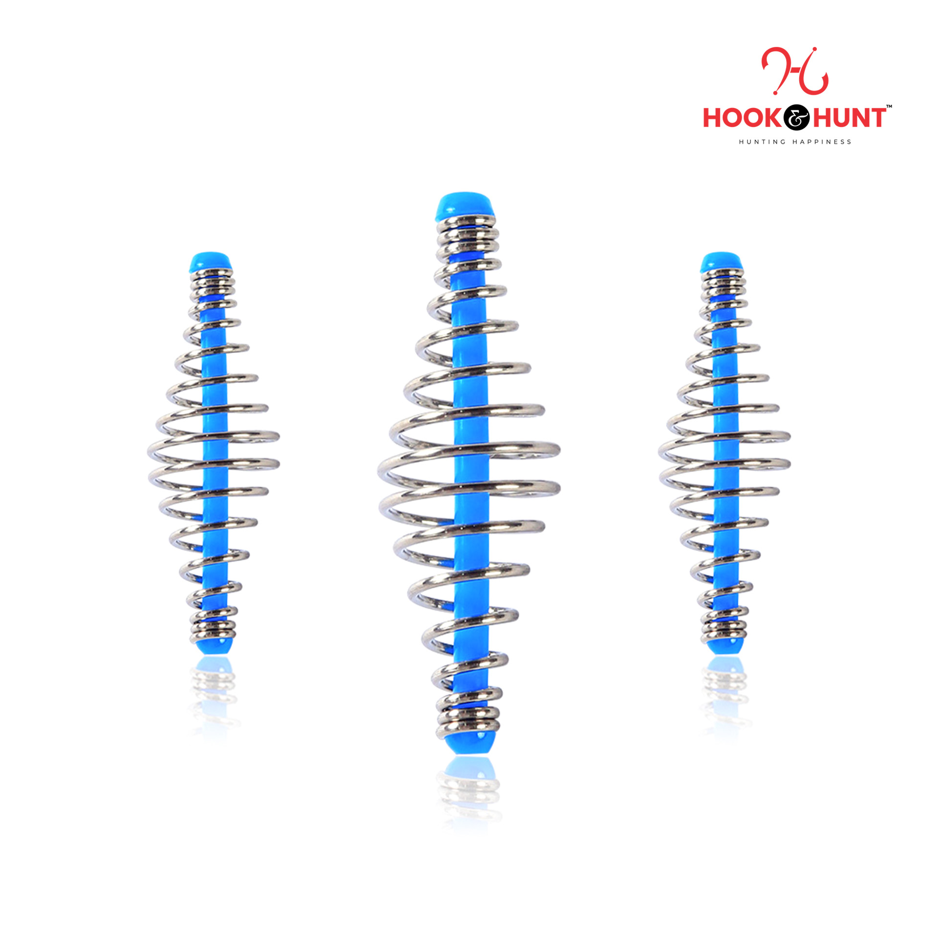 Picture of Stainless Steel Fishing Spring Line Hanger, Gold-Plated Fishing Top Jigging Spring Tool, Multi - Size (০৩ পিস)