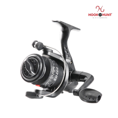 Picture of Black Or Any Colour 200 Series Mini Spinning Ice Fishing Reel – Lightweight Nylon Composite Spinning Wheel (50m Line Capacity). (কালো)