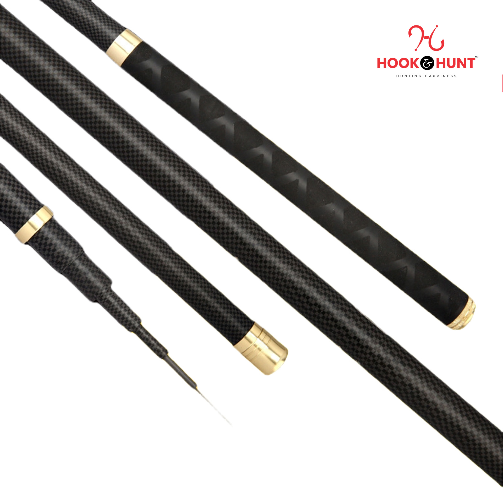 Picture of New High-Quality Carbon Fiber Stream Fishing Rod - 270 cm to 540 cm Rod with Explosion-Proof Ring (540 cm)
