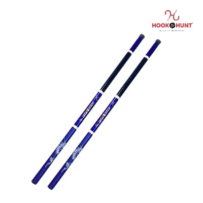 Picture of Blue Color FRP Fiberglass Stream Rod– 180 cm-720 cm Super Hard Light Strong Hand Fishing Rod– Blue Colour Rod. (630 cm)