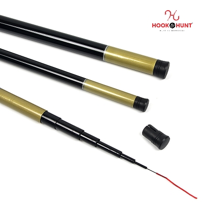 Picture of High-Performance High-Speed Spinning Fishing Rod - 180 cm to 720 cm Rod - Metallic Gold - Carbon Fiber (270 cm)