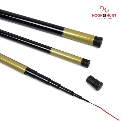 Picture of High-Performance High-Speed Spinning Fishing Rod - 180 cm to 720 cm Rod - Metallic Gold - Carbon Fiber (540 cm)