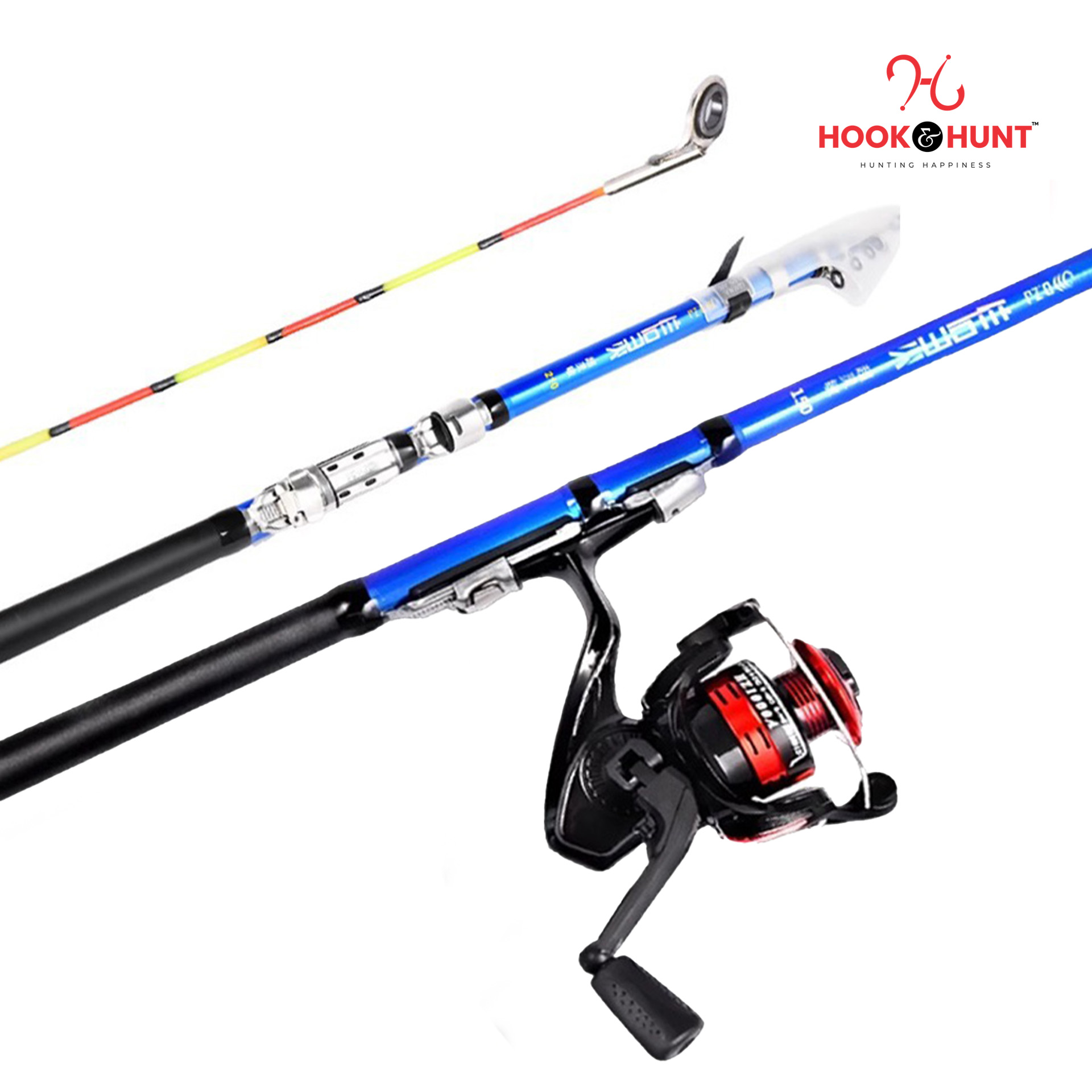 Picture of Arina FRP Special Sea Rod – Rhythm of the Sea Fiberglass Scalable Fishing Rod, Multiple Colors & Lengths (300 cm)
