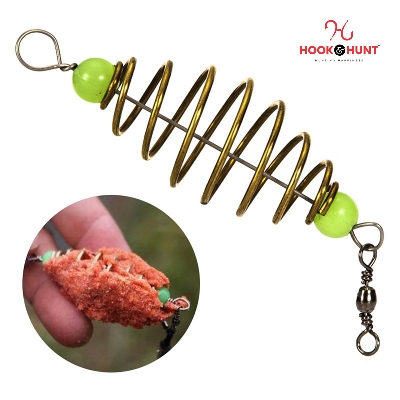 Picture of High-Quality Stainless Steel Fishing Spring Feeder Inline Hanger Hook Set for Spinning and Spinning Rods (১০ পিস)