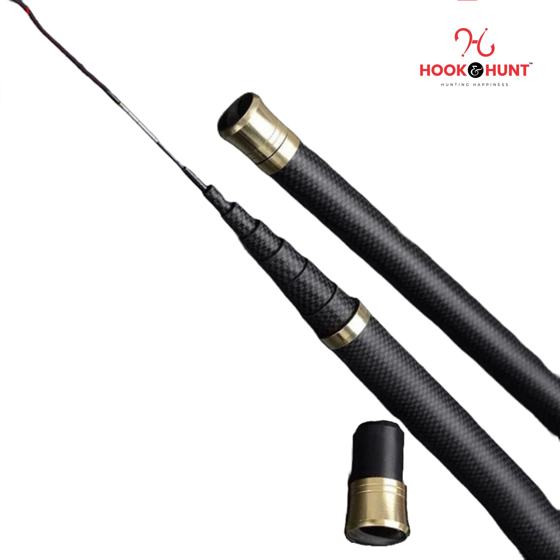 Picture of Premium Black Carbon Special 270 cm Carbon Fiber Fishing Rod, Stream Fishing (270 cm)