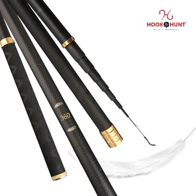 Picture of Premium Black Carbon Special - 540 cm Carbon Fiber Fishing Rod , Stream Fishing (540 cm)