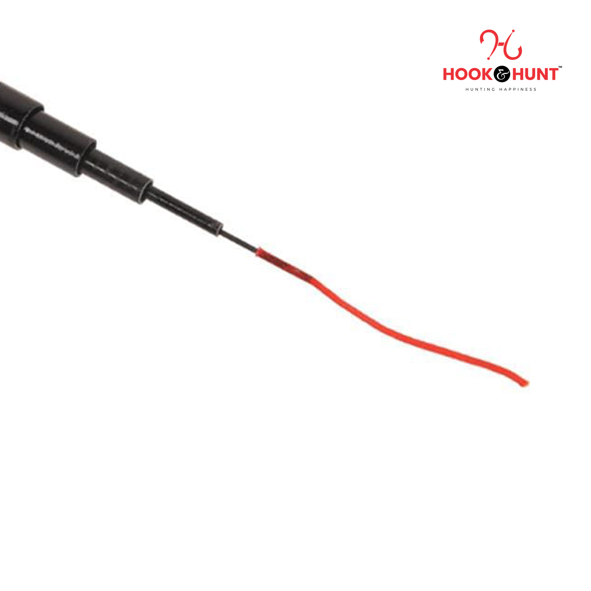 Picture of 270 cm Red Colour Fiberglass Stream Rod Super Hard Light Strong Hand Fishing Rod Red Colour (270 cm)