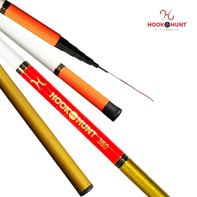 Picture of High-Quality 360 cm Deep Sea Casting Fishing Rod Super Hard Light Structure Carbon Fiber Spinning Rod with Orange Grip (360 cm)