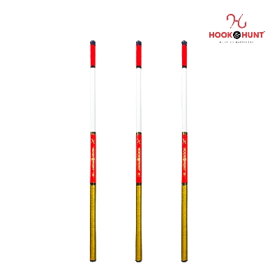 Picture of 300 cm Orange Colour FRP Fiberglass Stream Rod– Super Hard Light Strong Hand Fishing Rod– Orange Colour Rod. (300 cm)