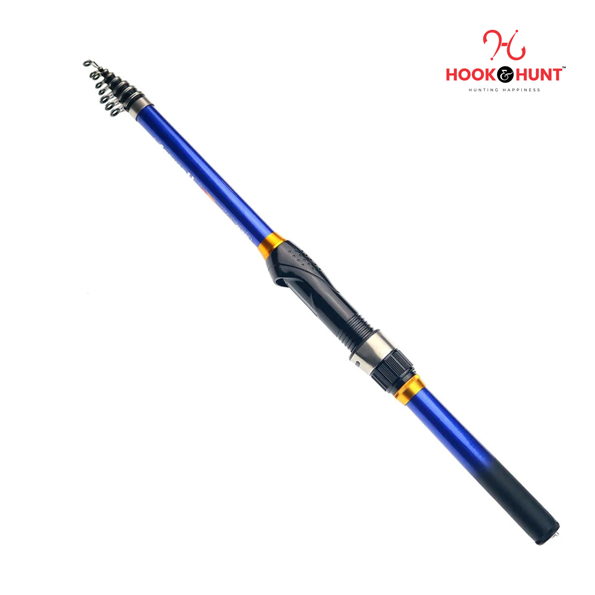 Picture of 270 cm Arina FRP Special Sea Rod – Rhythm of the Sea Fiberglass Scalable Fishing Rod, Blue Color Rod. (270 cm)