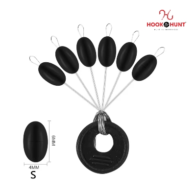 Picture of 05 Pcs Premium Fishing Rubber Stopper Beads – Line Float Positioner for Hooks & Sinkers (Pack of 10 Rings) (বড় - ০৫ টি)