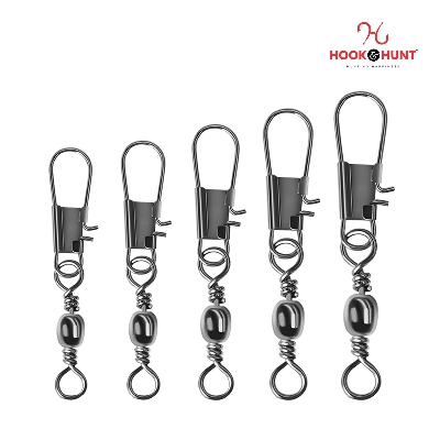Picture of 05 Pcs New High-Quality Fishing Swivels Interlock Snap with Anti- Twist for Rod & Reel Sets (১৪ নাম্বার - ০৫ টি)