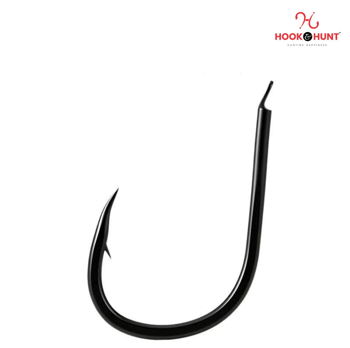 Picture of 02 Pack / 20 Pcs Pure Black Ise Fish Hook – High Carbon Barbed Fishing Hook for Carp & Crucian Carp (Bulk Genuine Pack). (Size - #1)