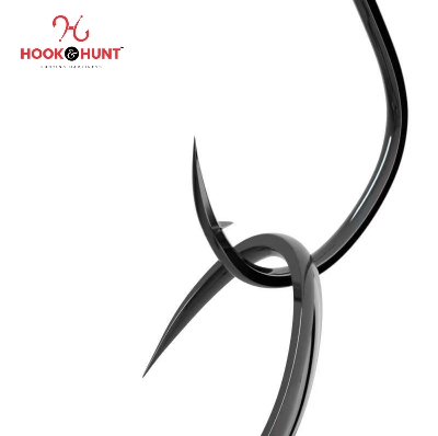 Picture of 02 Pack / 20 Pcs Pure Black Ise Fish Hook – High Carbon Barbed Fishing Hook for Carp & Crucian Carp (Bulk Genuine Pack). (Size - #9)