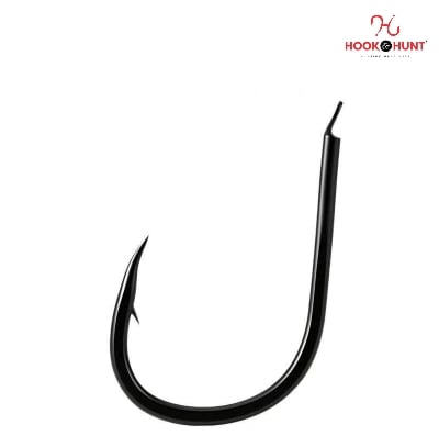 Picture of 02 Pack / 20 Pcs Pure Black Ise Fish Hook – High Carbon Barbed Fishing Hook for Carp & Crucian Carp (Bulk Genuine Pack). (Size - #3)