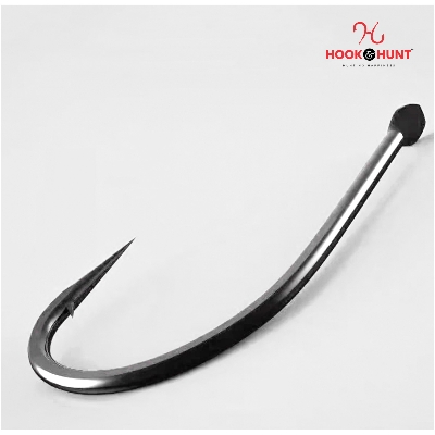 Picture of 02 Pack / 20 Pcs Authentic Pure Black Izu High Carbon Steel Fish Hook – Barbed  ( Hook & Hunt ) (SIze - #12)