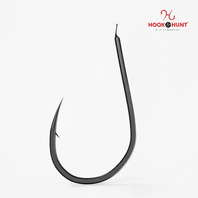 Picture of 02 Pack / 20 Pcs Black Demon Barbed Fish Hook – Ultra Sharp,(Hook & Hunt) (Nano #02)