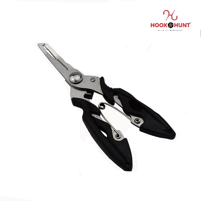 Picture of New Multi-Function Stainless Steel Fishing Pliers, Quick-Release Line Cutter, Adjustable Loop, Durable & Portable (কালো)