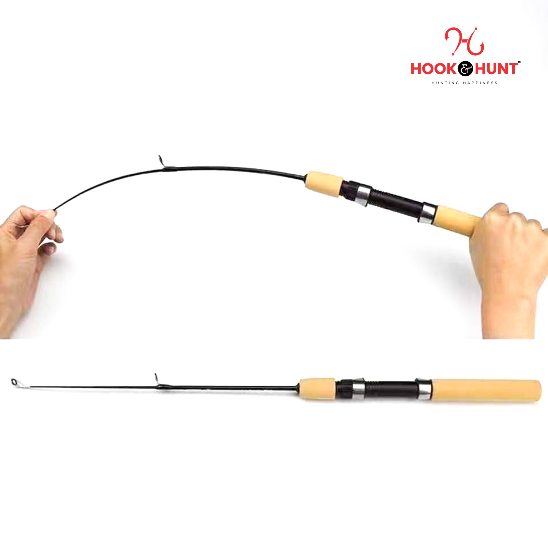 Picture of 01 Pcs High-Quality Adjustable Telescopic Fishing Rod 65cm/75cm with Guide Ring for Ice Fishing (৬৫ সেন্টি মিটার)