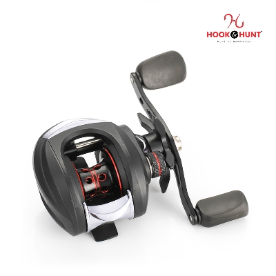 Picture of 01 Pcs Special AC200 Water Drop Fishing Reel – Left & Right Hand Drum Lure Reel with Gun Handle (Matte Black / Brown) (AC 200)