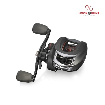 Picture of 01 Pcs Special AC200 Water Drop Fishing Reel – Left & Right Hand Drum Lure Reel with Gun Handle (Matte Black / Brown) (AC 202)